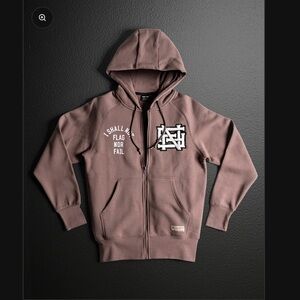 Brown Flag Nor Fail Zip-Up Hoodie